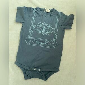 Kate Quinn Lederhosen Crew Neck Bodysuit - Size 18-24 m - NWOT